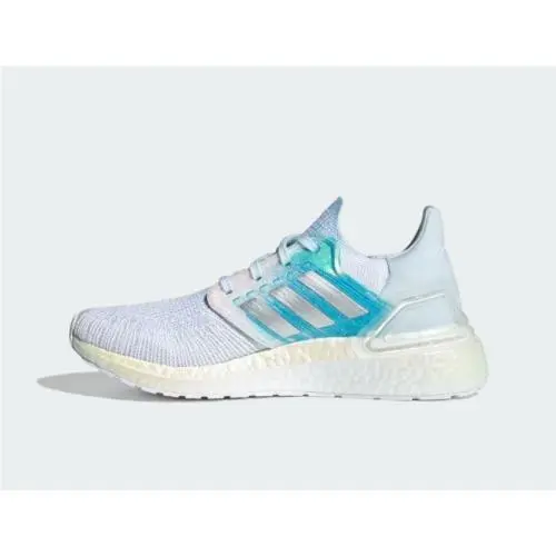 Adidas shoes - adidas UltraBoost 20 - UltraBoost - FV8336 - Cloud White / Silver Metallic / Sky Tint (UPC: 191532579932) 3