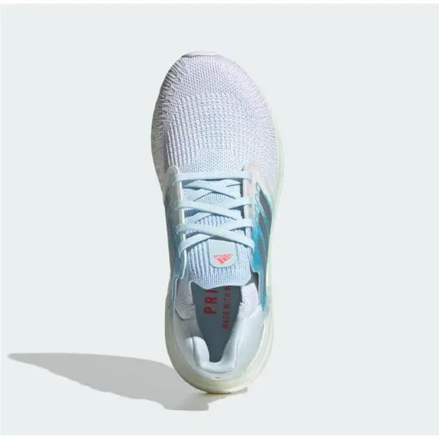 Adidas shoes - adidas UltraBoost 20 - UltraBoost - FV8336 - Cloud White / Silver Metallic / Sky Tint (UPC: 191532579932) 4