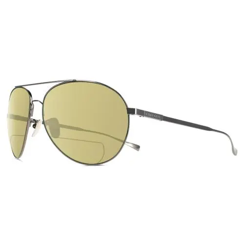 SCHD57M-568P Titanium Mens Polarized Bifocal Sunglasses in Gunmetal 64mm Yellow by Chopard