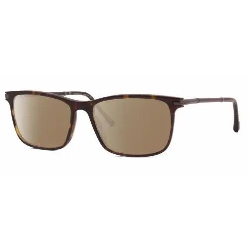 VCH285-0722 23KT Gold Plated Unisex Polarized Sunglass Havana Brown 55mm Amber Brown Polar by Chopard