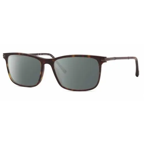 VCH285-0722 23KT Gold Plated Unisex Polarized Sunglass Havana Brown 55mm Smoke Grey Polar by Chopard