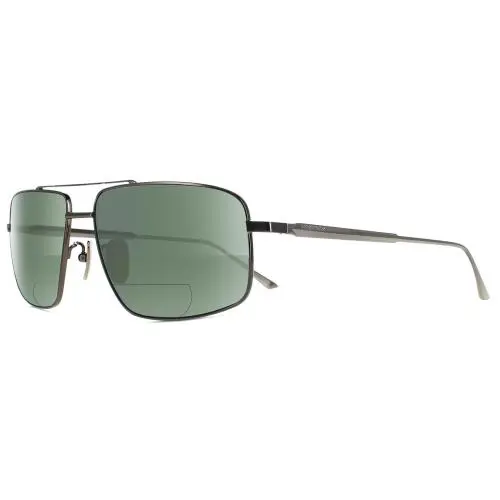 Chopard SCHF21M-568P Titanium Mens Polarized Bifocal Sunglasses in Gunmetal 60mm - Frame: Multicolor, Lens: Blue Mirror