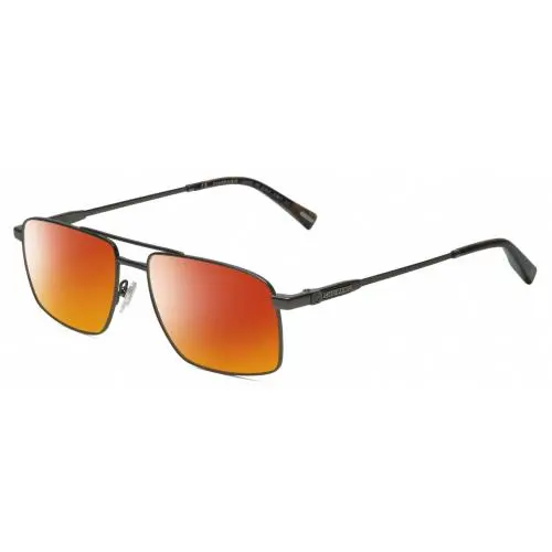 VCHF56-0568 23KT Gold Plated Mens Polarized Sunglass Black Gunmetal 57mm Red Mirror Polar by Chopard