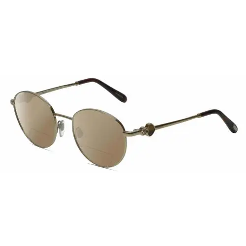 VCHC52S-0594 23KT Gold Plated Polarized Bifocal Sunglasses Tortoise 51mm Brown by Chopard