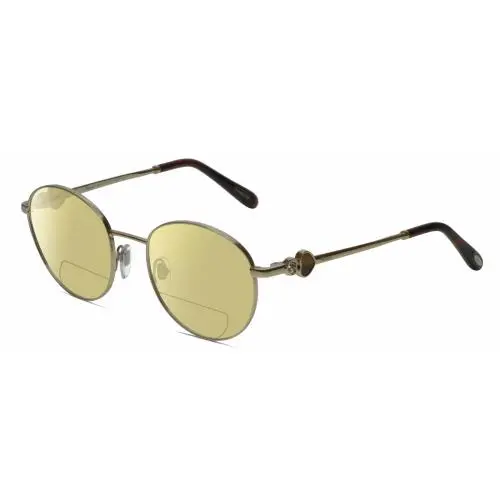 VCHC52S-0594 23KT Gold Plated Polarized Bifocal Sunglasses Tortoise 51mm Yellow by Chopard