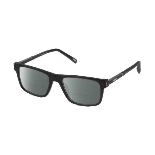 VCH313-0703 Men`s Polarized Bifocal Sunglasses in Black 53 mm 41 Options Grey by Chopard