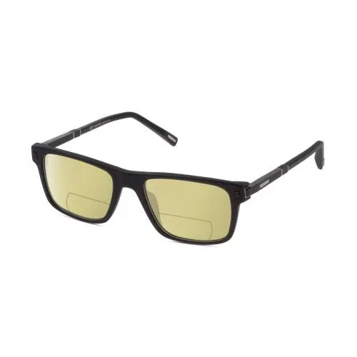 VCH313-0703 Men`s Polarized Bifocal Sunglasses in Black 53 mm 41 Options Yellow by Chopard