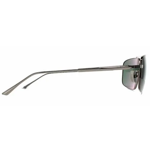 Chopard SCHF21M-568P Titanium Men Polarized Sunglasses Black Gunmetal 60mm 4 Opt - Frame: Multicolor, Lens: Blue Mirror Polar