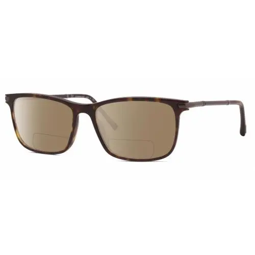 VCH285-0722 23KT Gold Plated Polarized Bifocal Sunglasses Tortoise 55 mm Brown by Chopard
