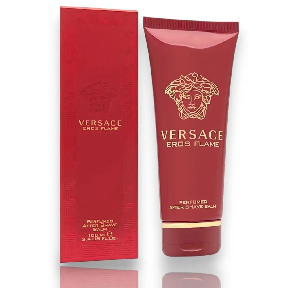 Versace Eros Flame Perfumed After Shave Balm 3.4 oz 100 ml Fresh