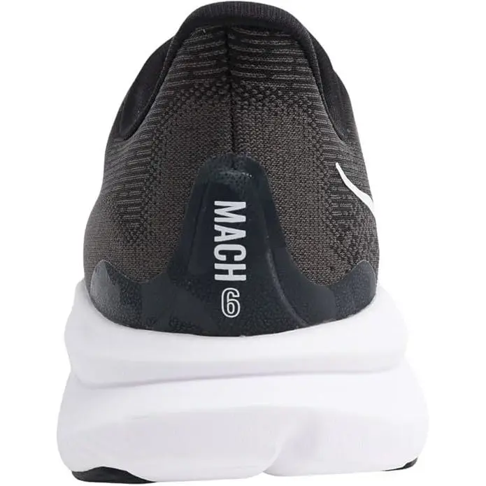 Hoka Mens Mach 6 Running Shoes - Black/white - Black