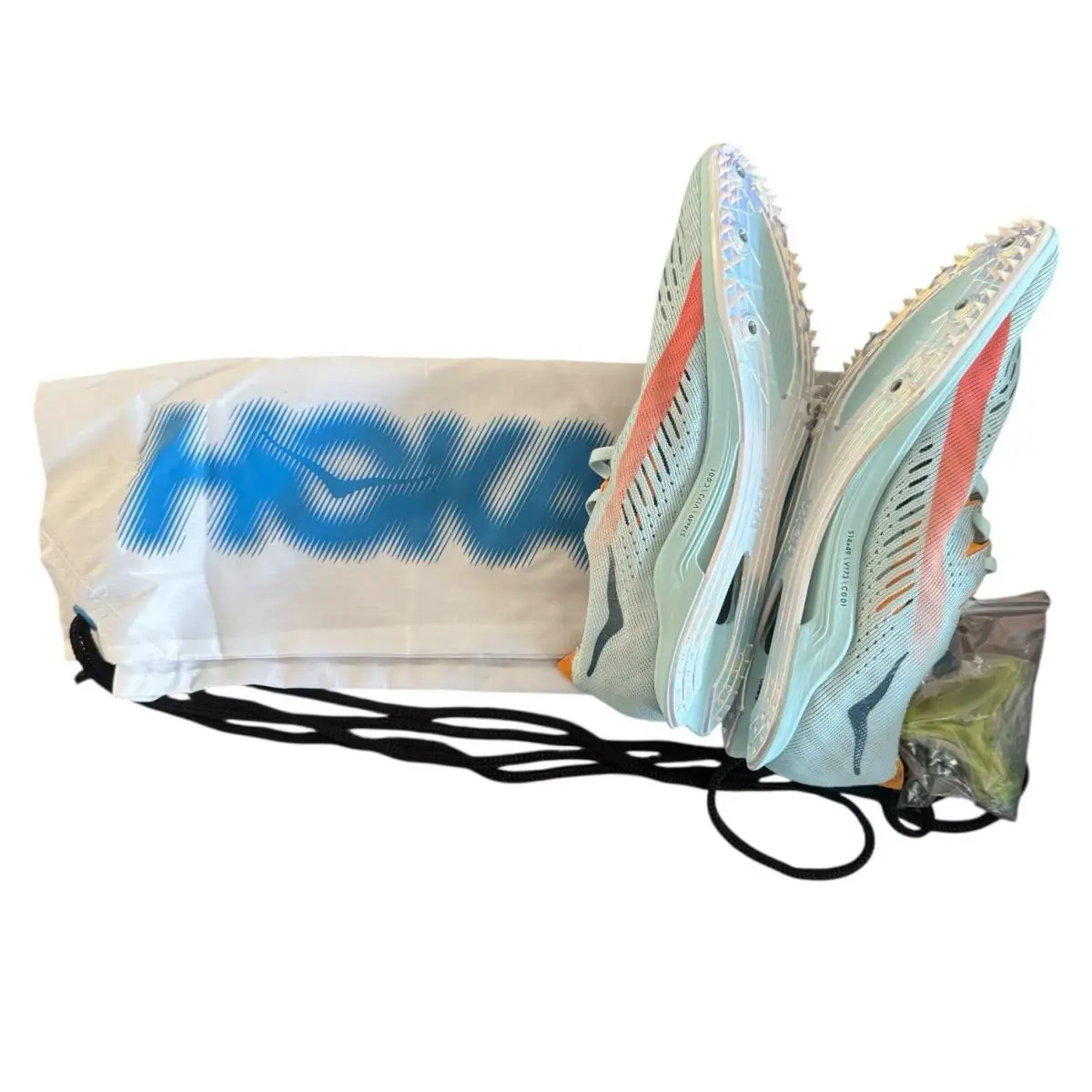 Hoka shoes - blue glass/radiant yellow 10