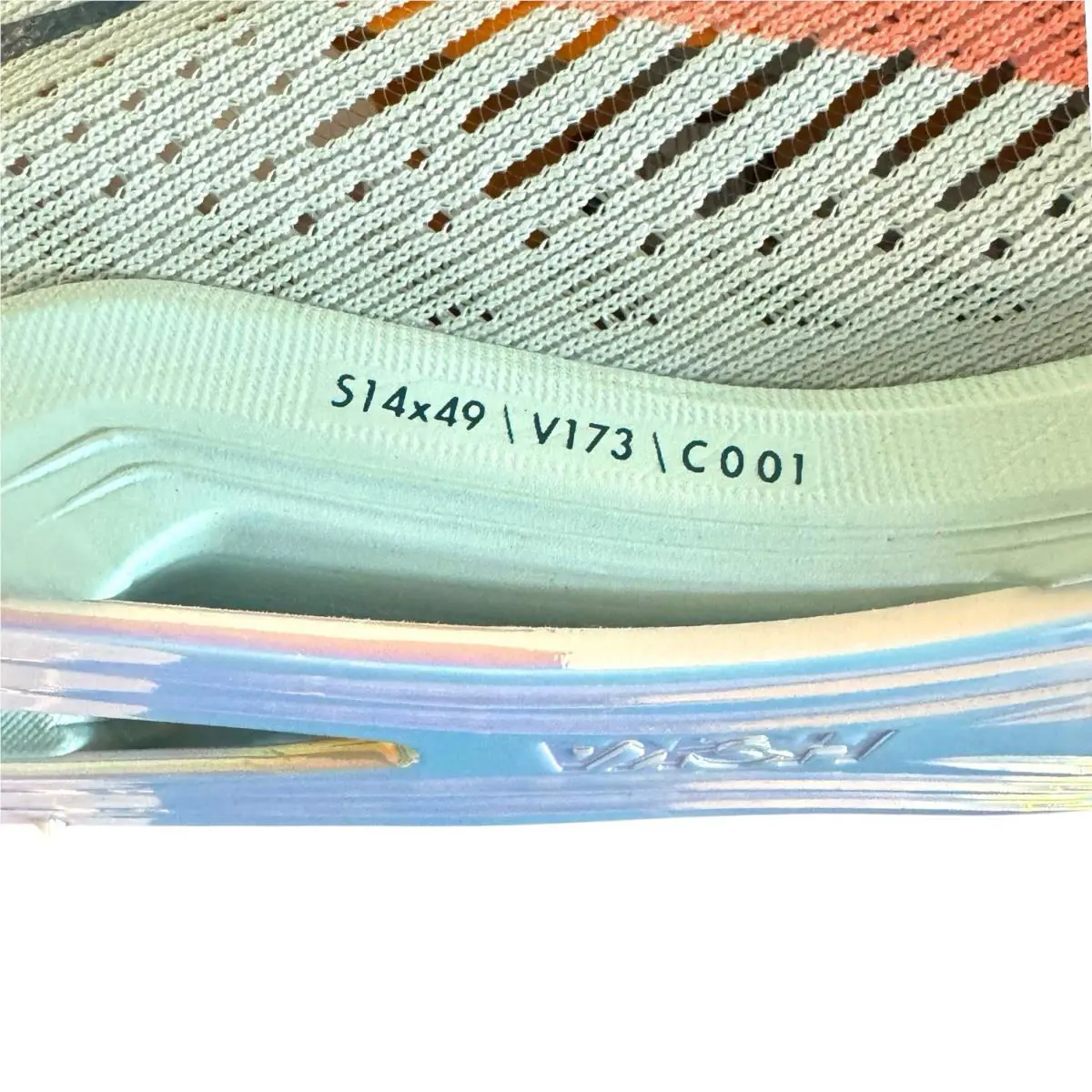 Hoka shoes - blue glass/radiant yellow 12
