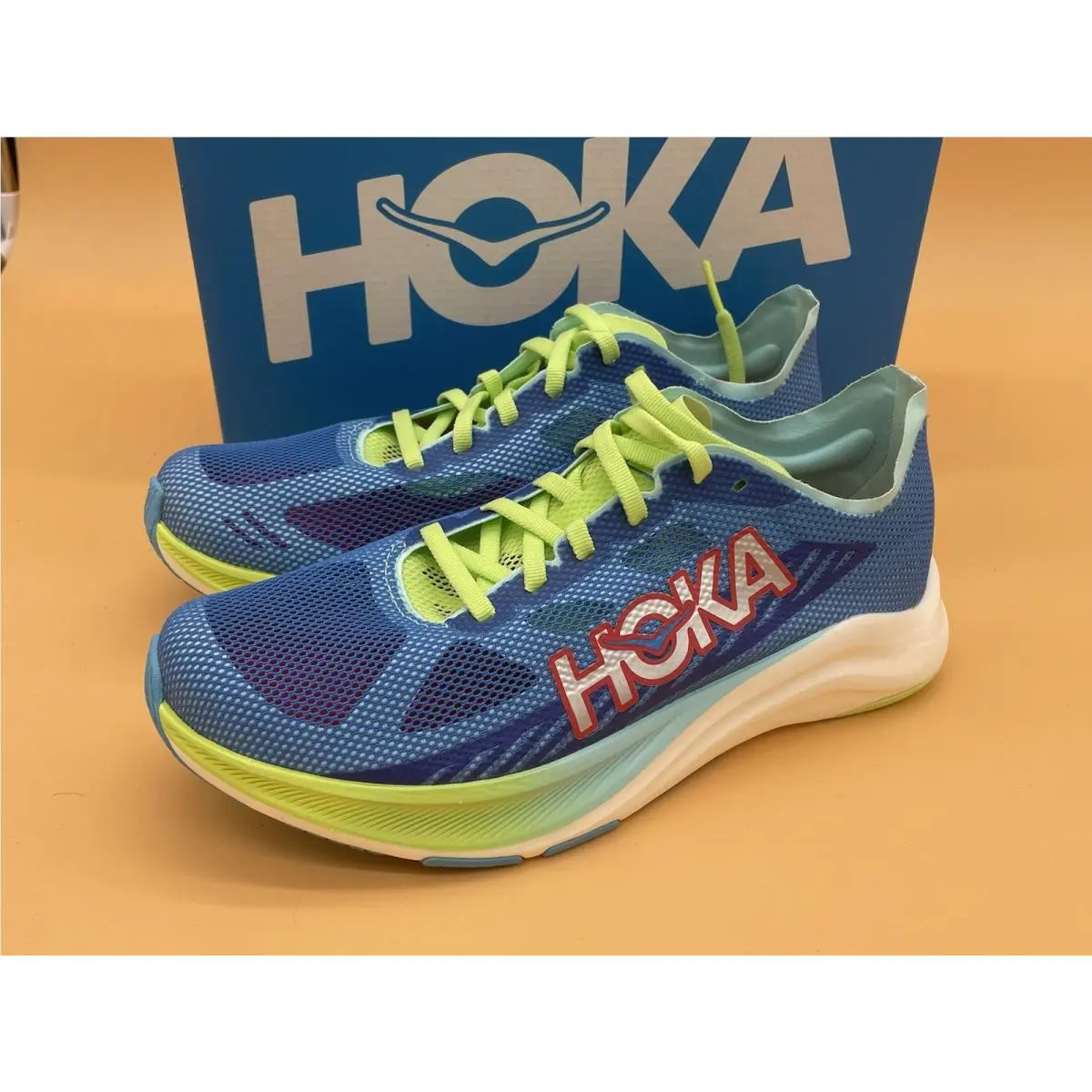 Size 5.5 Men / 7 Women Hoka One Cielo Road Running Shoes Virtual Blue Cloudless