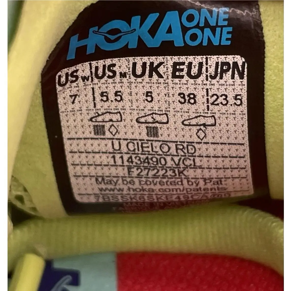 Hoka shoes - Hoka One Cielo Road - One Cielo Road - 1143490 - Blue 4