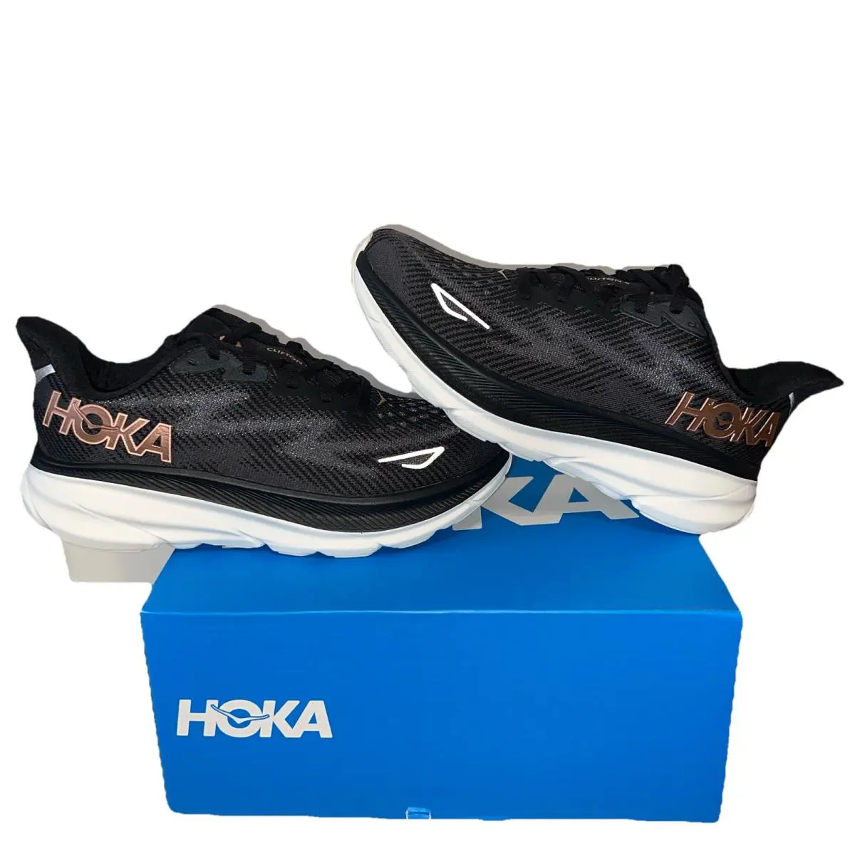 Hoka shoes - Hoka One One Clifton 9 - 1127896/BRGL - Black/Rose Gold 1