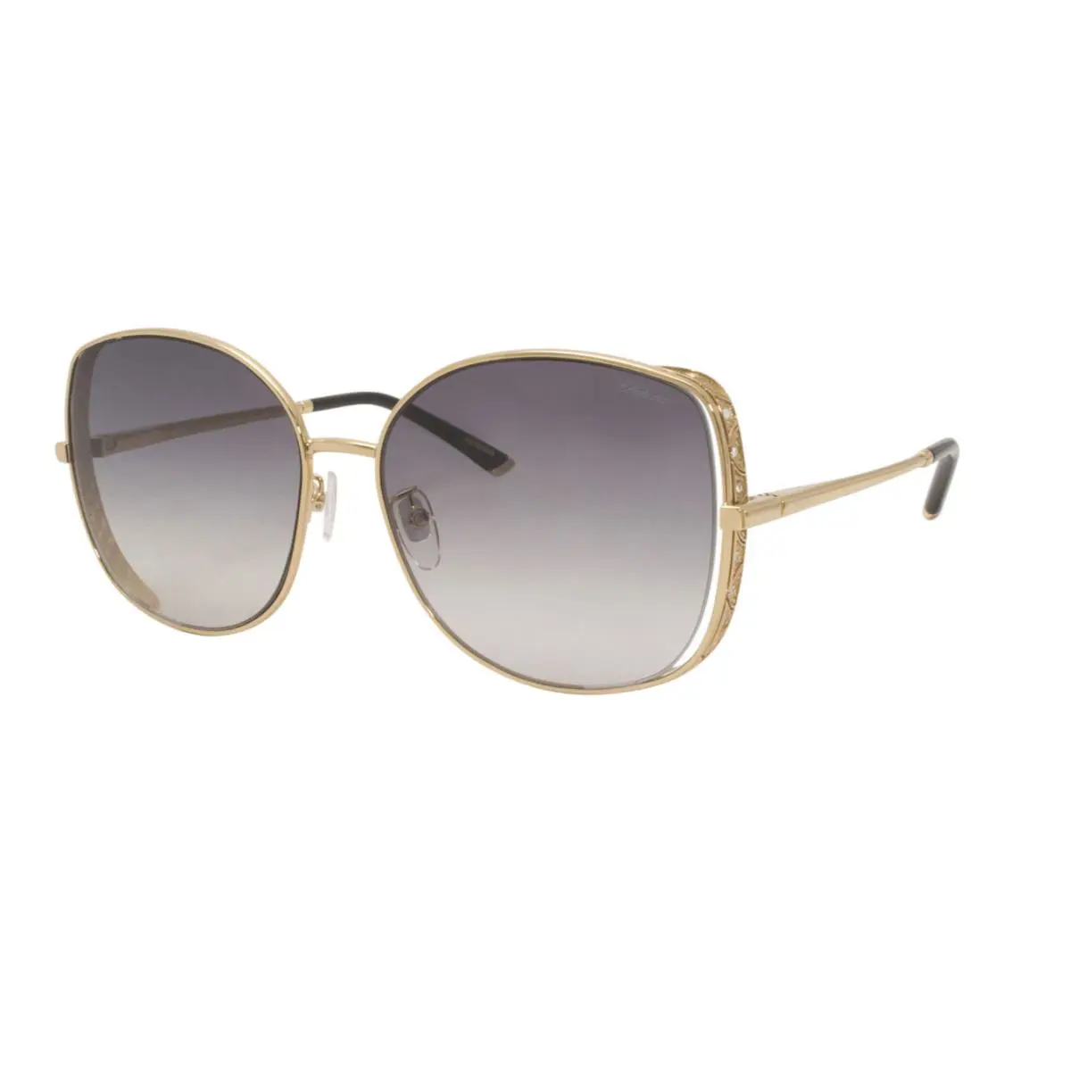 Chopard Sunglasses SCHD48S 0300 Gold/grey Gradient 59-17-140mm - Frame: Gold, Lens: Gray