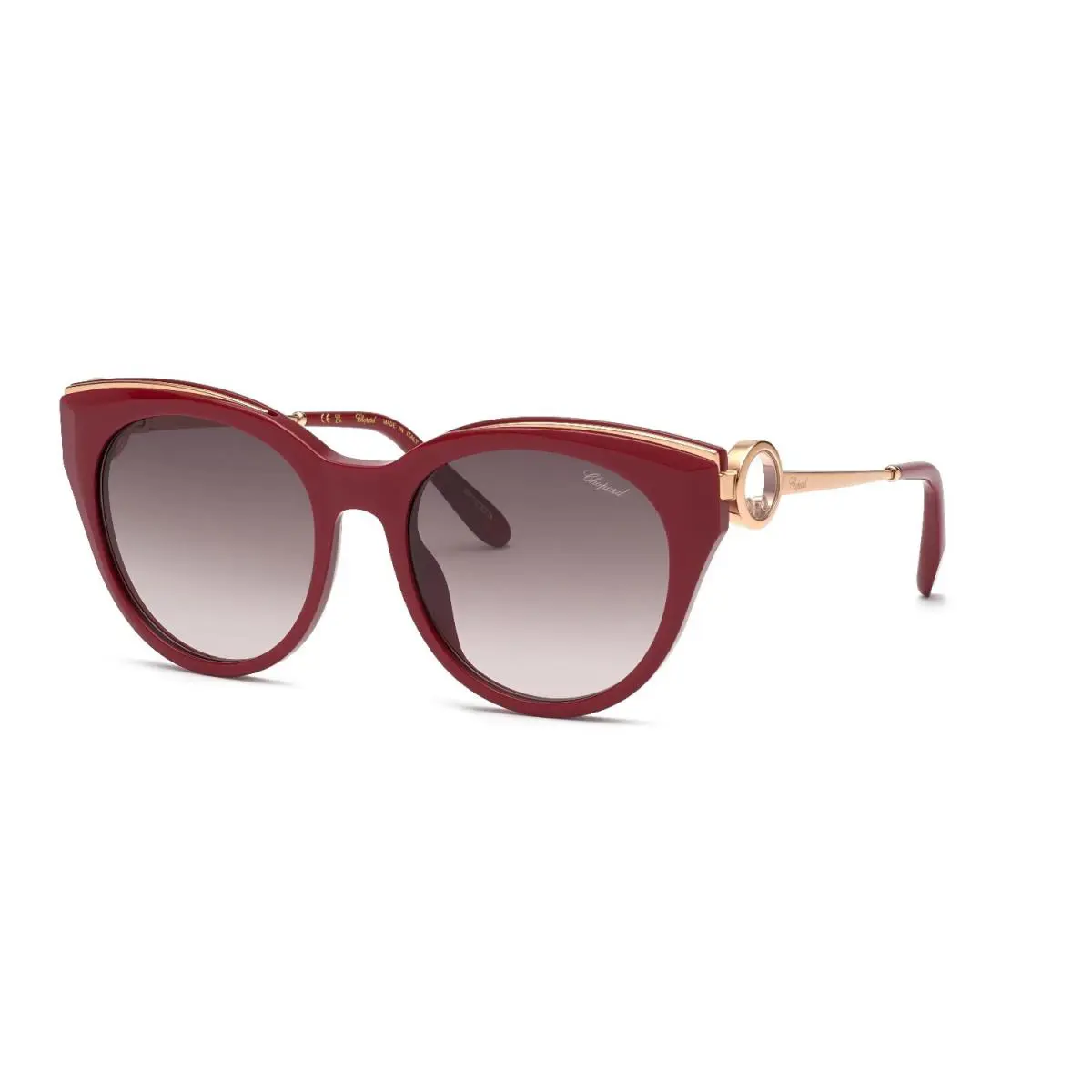 Chopard SCHL04S 08LA Bordeaux Lucido 55/19/130 Women`s Sunglasses