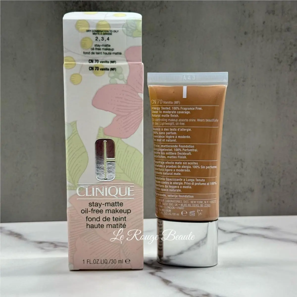 Stay-matte Oil Free Makeup Foundation Pick Shade Price For 1 Only CN 70 Vanilla (mf) by Clinique