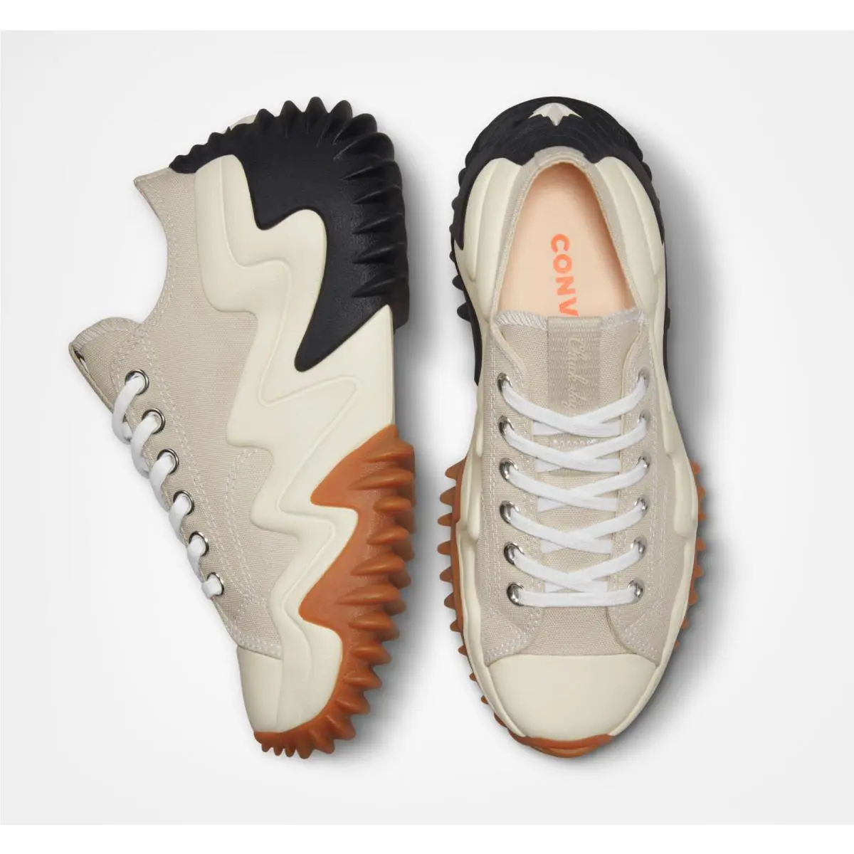 Converse shoes Run Star - Desert Sand/Black/Egret 2