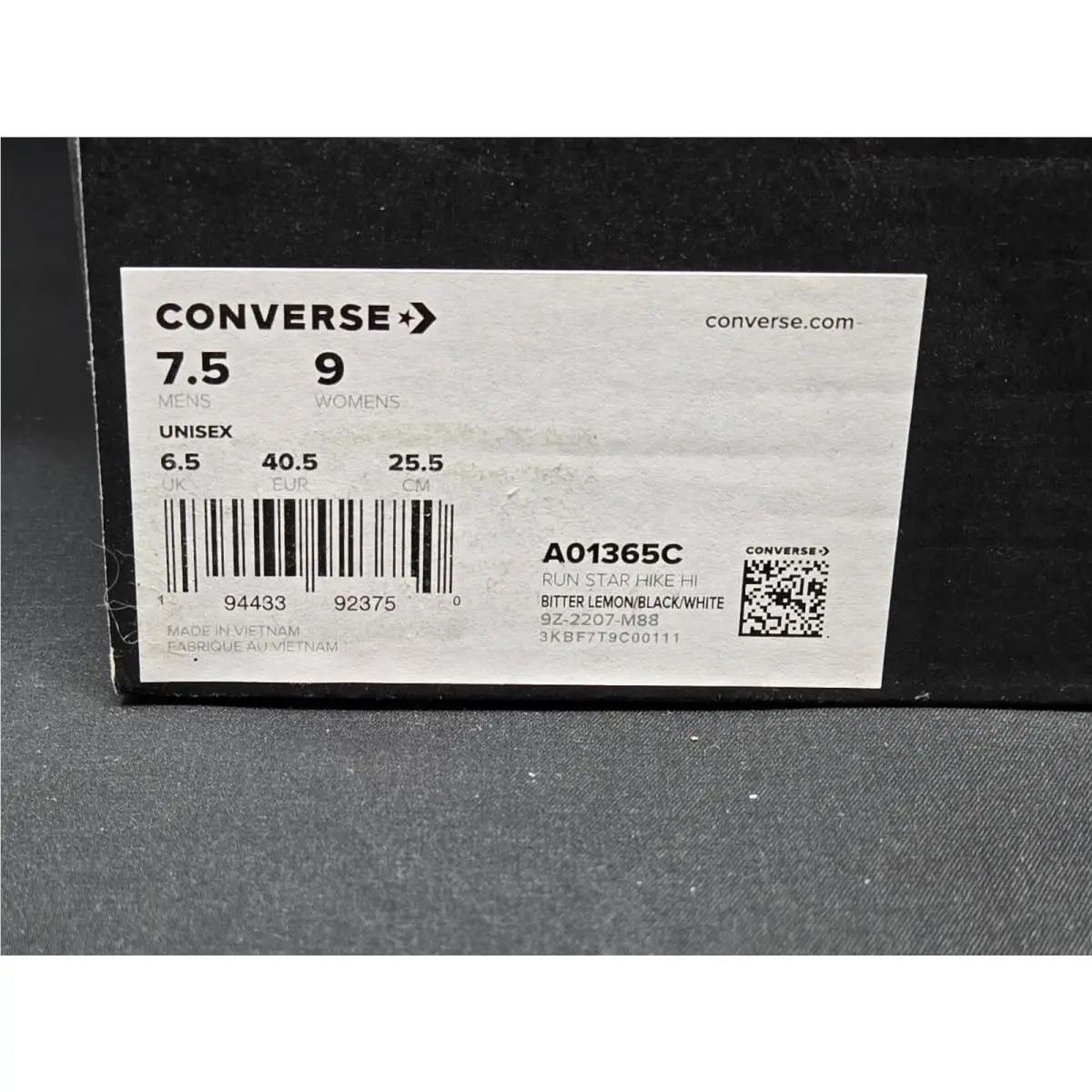 Converse shoes - Converse Run Star - Run Star - A01365C - Yellow 9