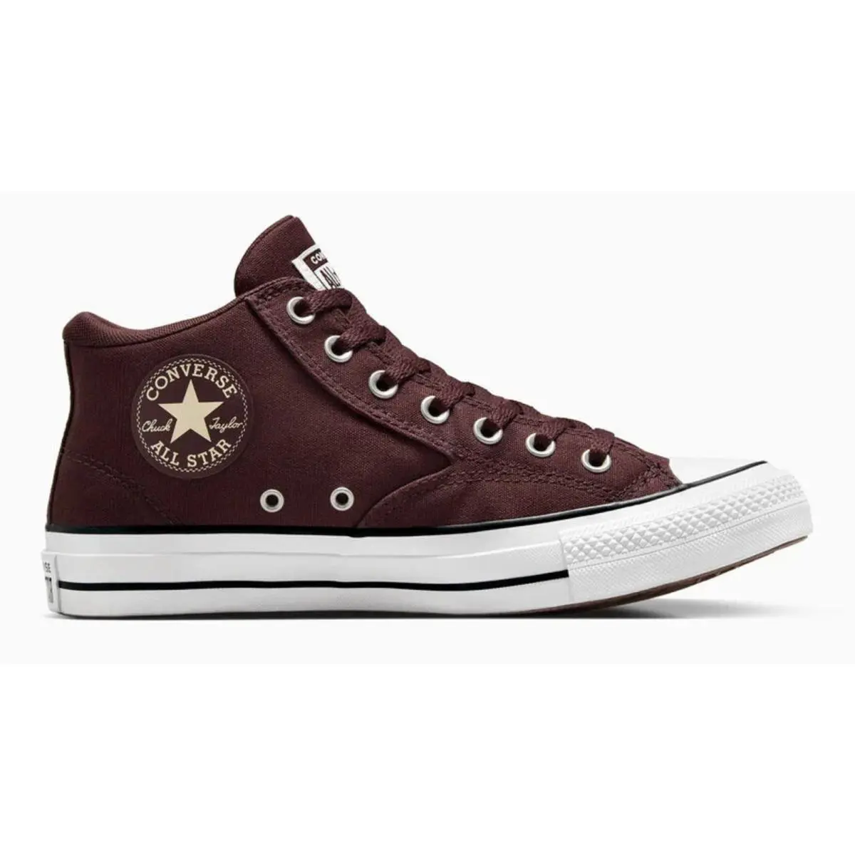 Converse Men`s Chuck Taylor All Star Malden Street Mid-top Sneakers Shoes - Burgundy
