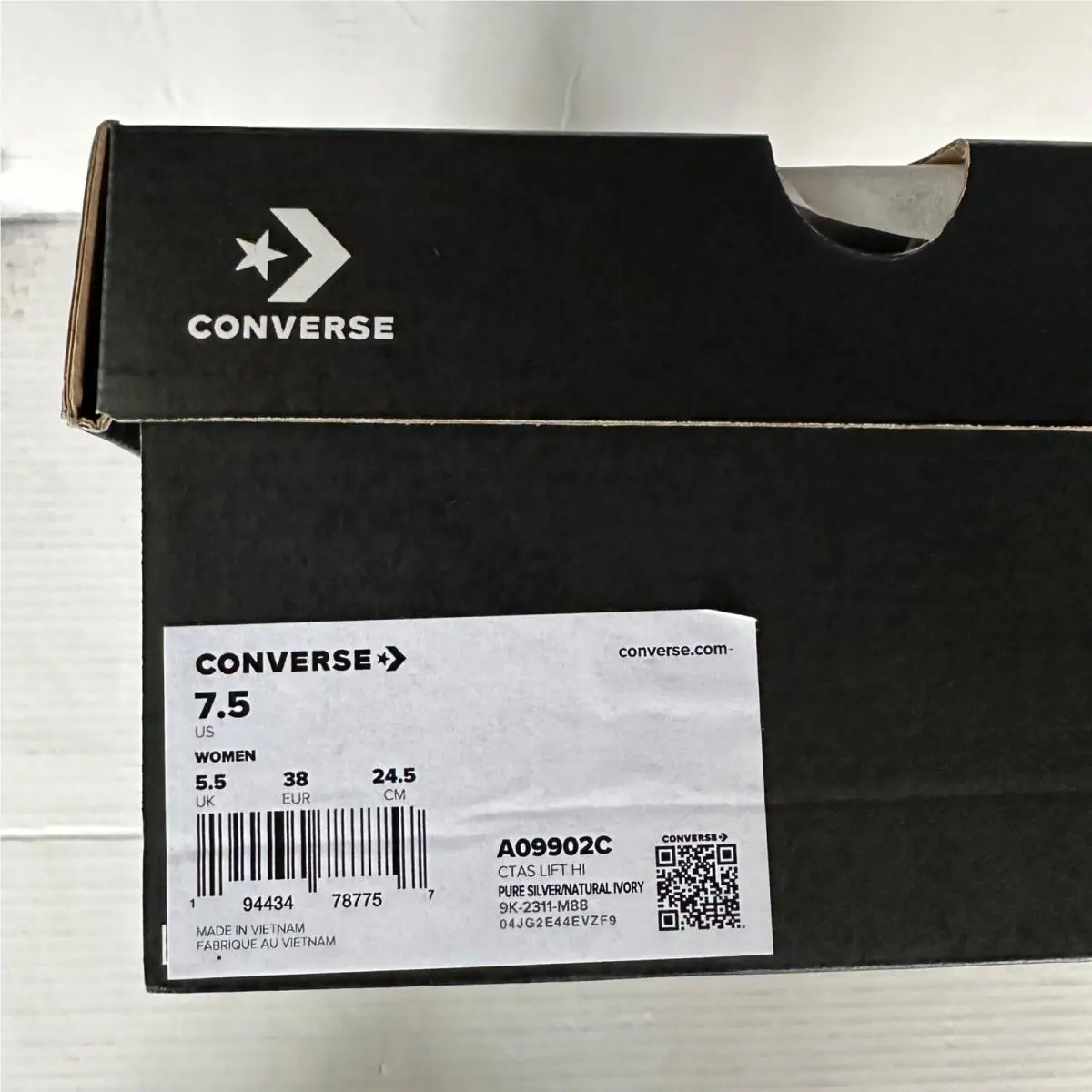 Converse shoes - Chuck Taylor - Chuck Taylor - A09902C - Silver (UPC: 194434787757) 8