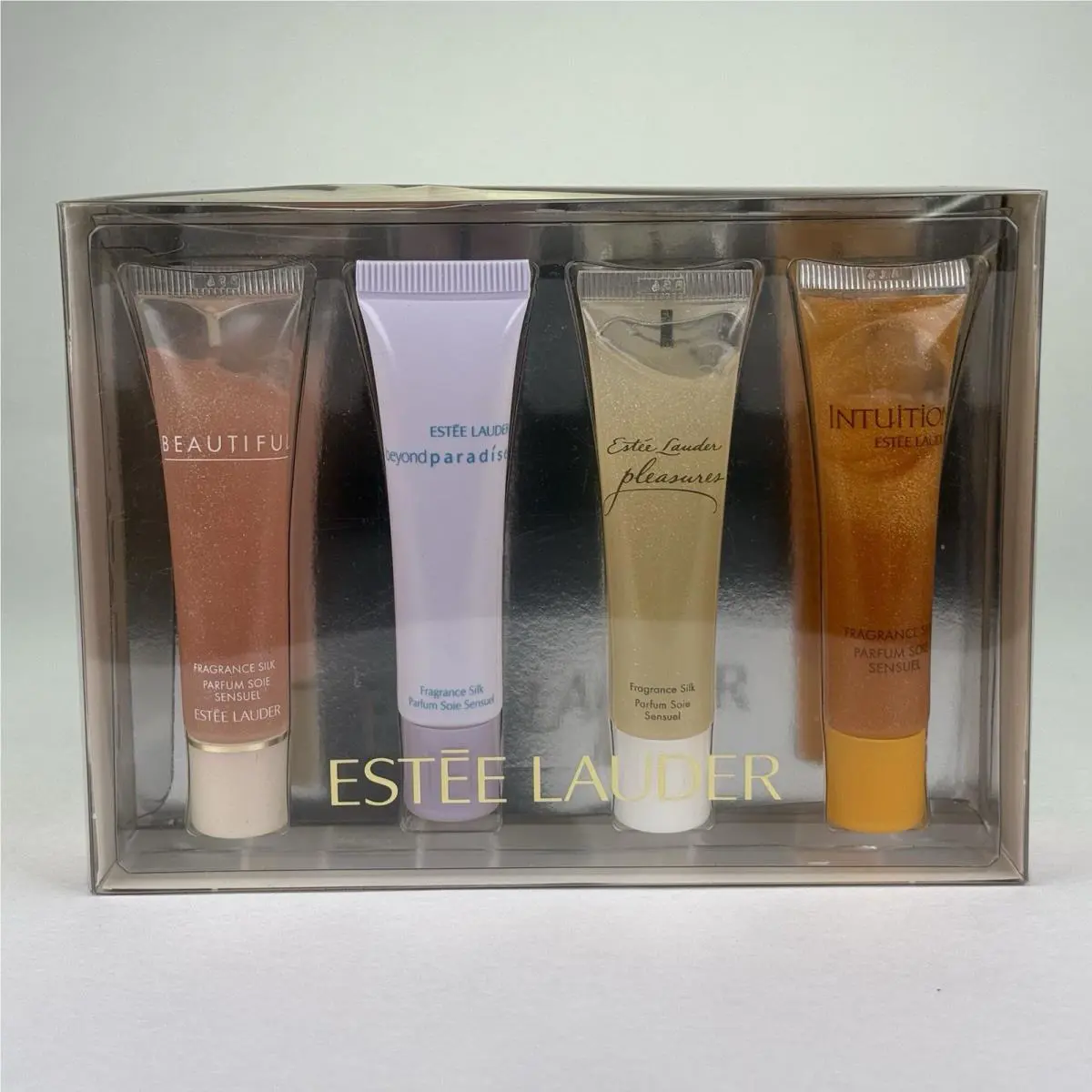 Estee Lauder Silk Sensations Set Of 4 Fragrance Silk Parfum Soie Sensuel