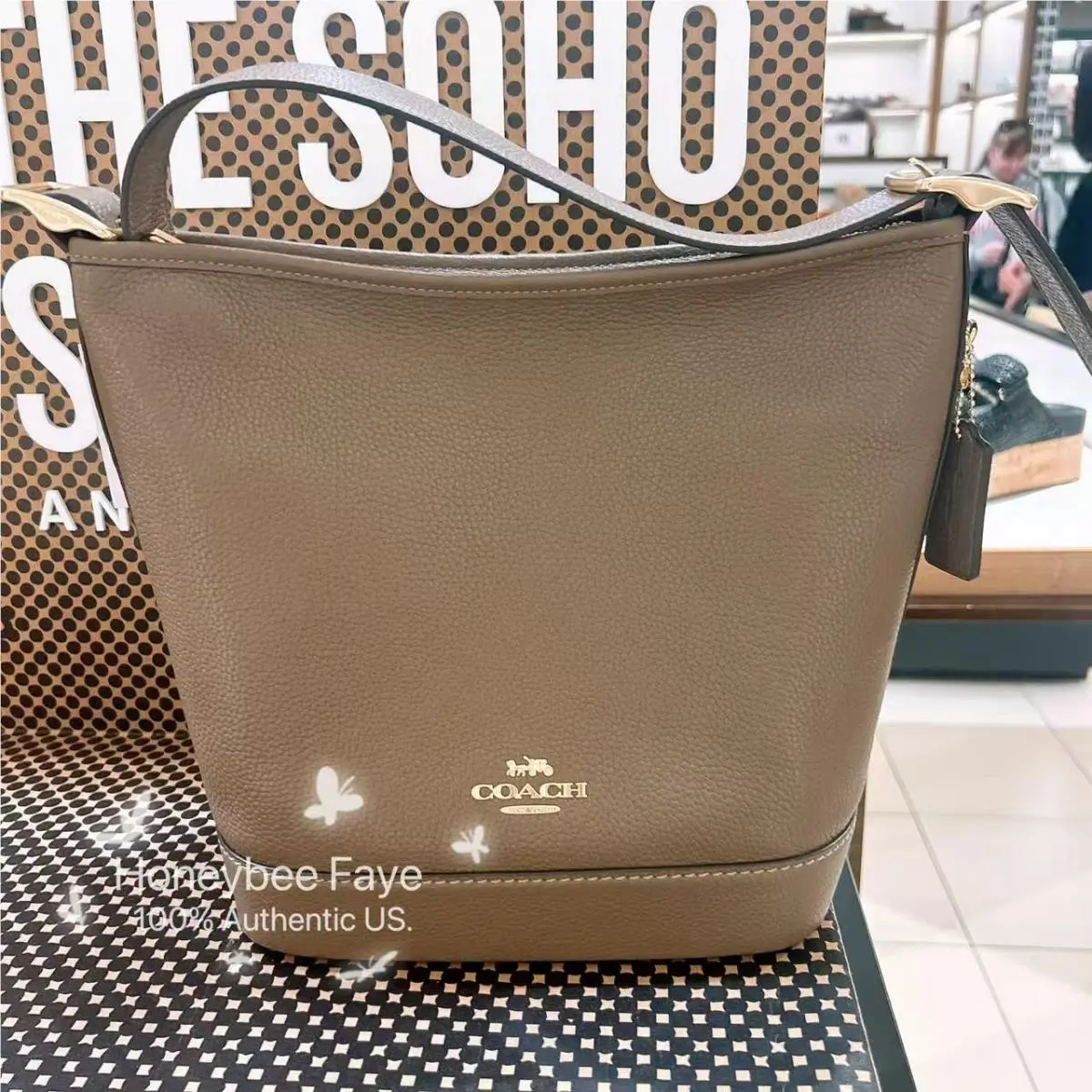 Jude Duffle Bag CBH18/CBH19 CBH18 Gold/Dark Stone by Coach