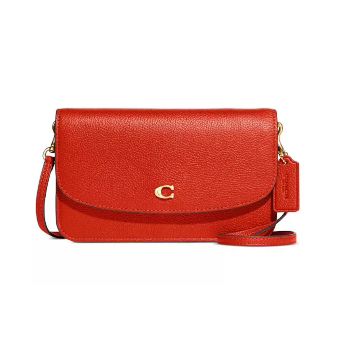 Coach Hayden Leather Crossbody B4/RED Ora C4815 - Handle/Strap: Red, Hardware: Gold, Exterior: B4/RED ORA