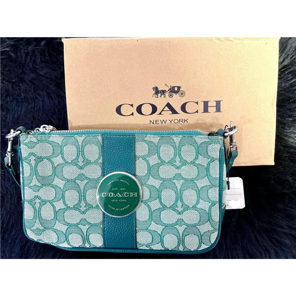 Coach Crossbody For Women Green Color