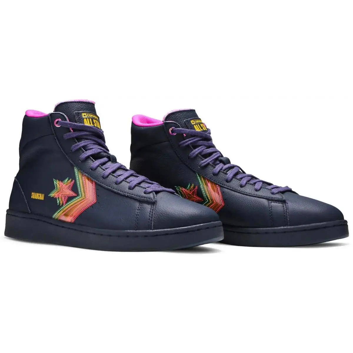 Converse shoes - Pro Leather High `Heart of the City - Shanghai` - Obsidian (UPC: 194432709386) 3