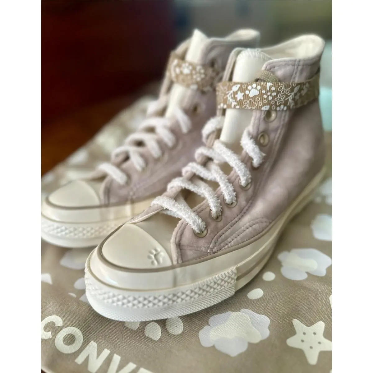 Converse Chuck 70 Cat Inspired Velvet High-top Ankle Strap/collar 6W/4M