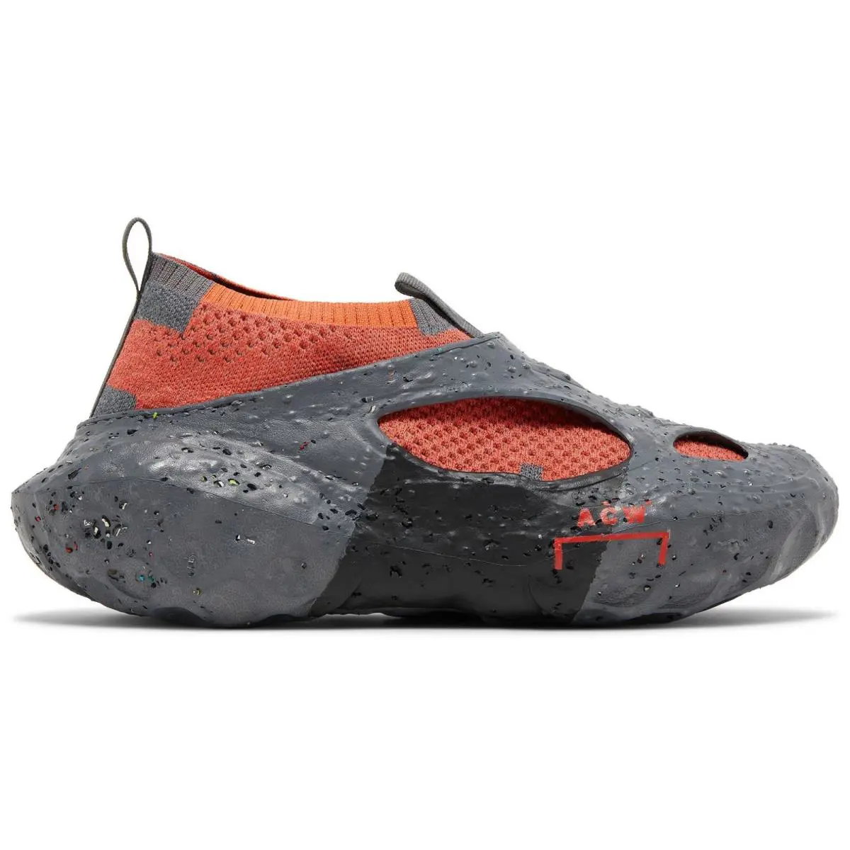 Converse A-cold-wall x Sponge Crater CX `dark Grey A02613 US M10/W11 - Dark Grey/Tangerine Tango