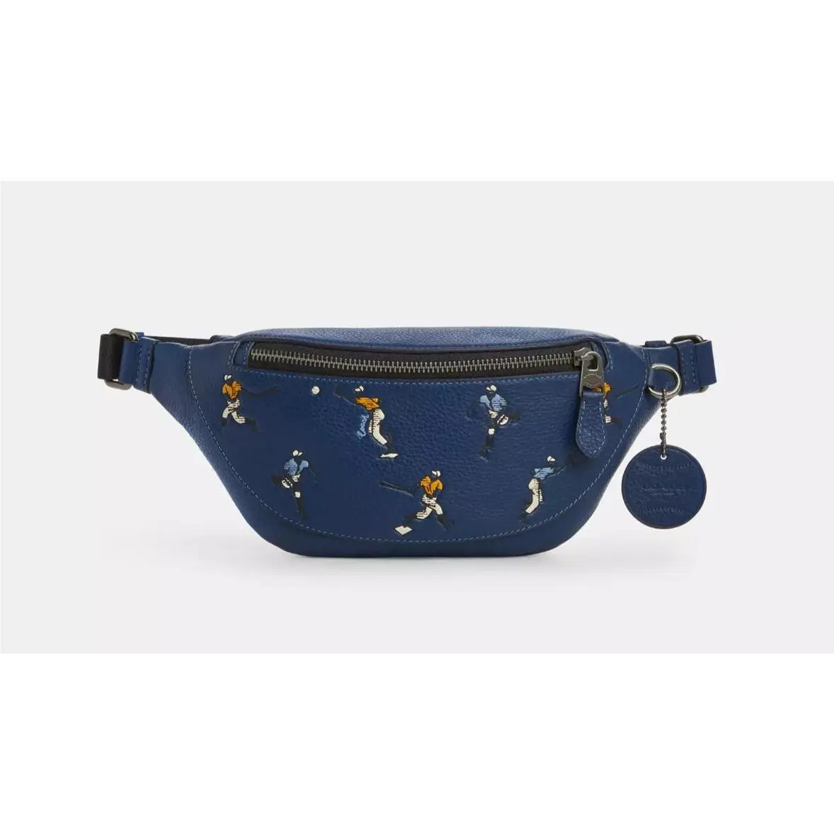Coach Warren Mini Belt Bag W/baseball Print