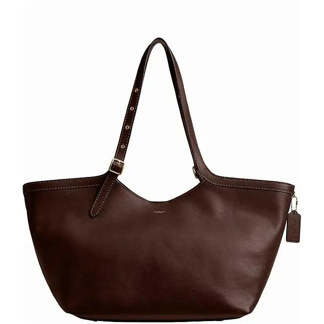 Coach B4MPL Gramercy Buckle Detail Oversized Large Tote Maple