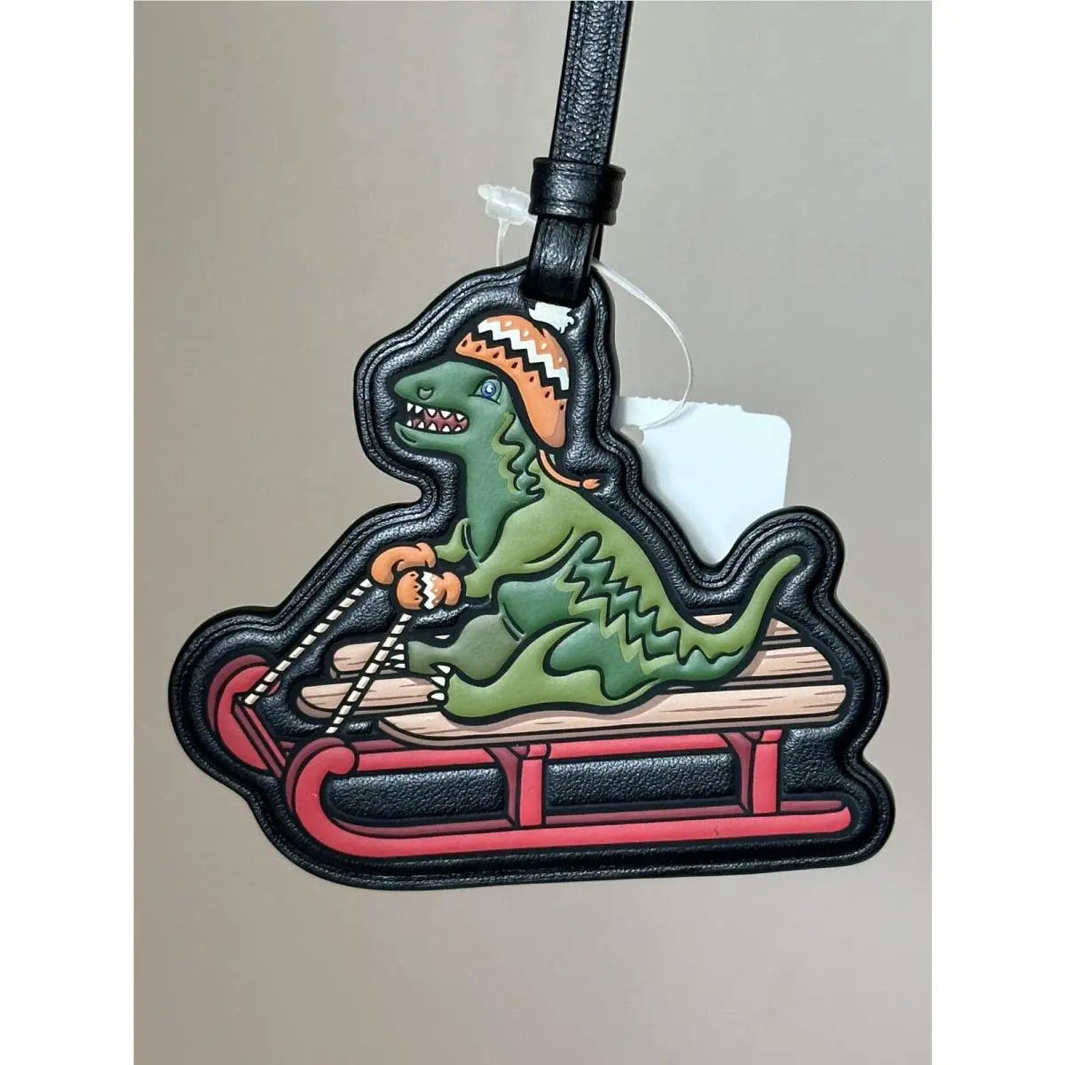Coach Rexy ON Snow Sled Bag Charm CF090