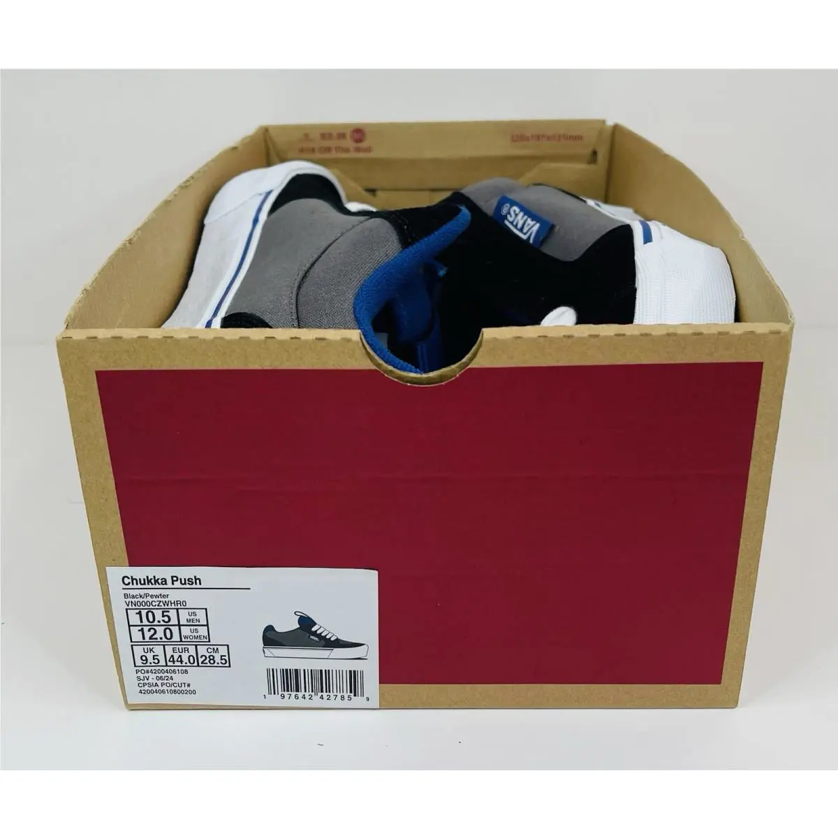 Vans shoes - Vans Chukka Push Black/Pewter - Chukka Push - VN000CZWHR0 - Multicolor 5
