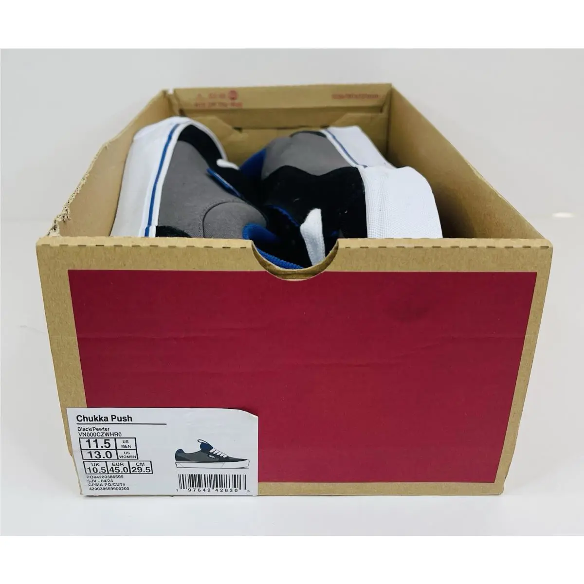 Vans shoes - Vans Chukka Push Black/Pewter - Chukka Push - VN000CZWHR0 - Multicolor 6