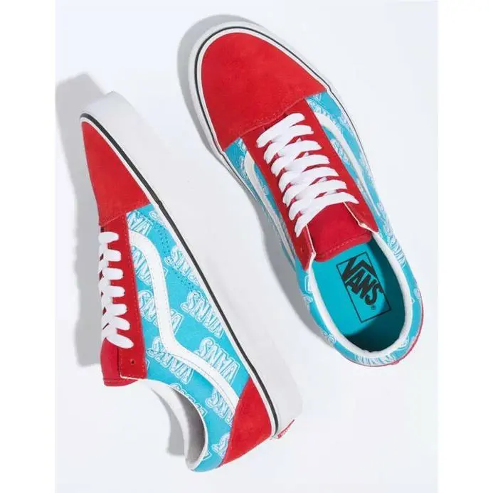 Vans shoes - Vans Old Skool Retro Mart VN0A3WKT40L - Red 2