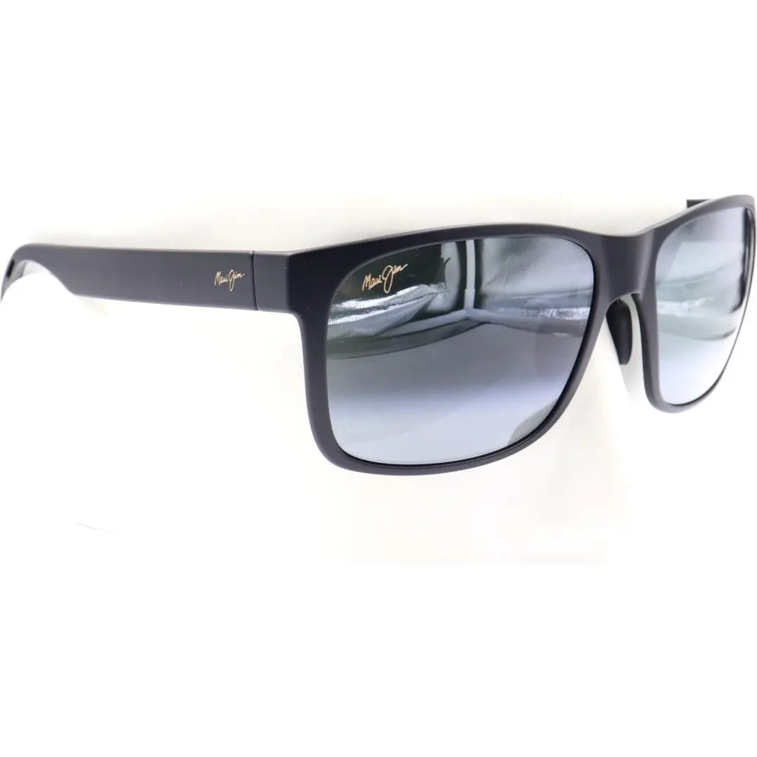 Maui Jim Red Sands Black Gray Sunglasses 432-2M / MJ0432S-001