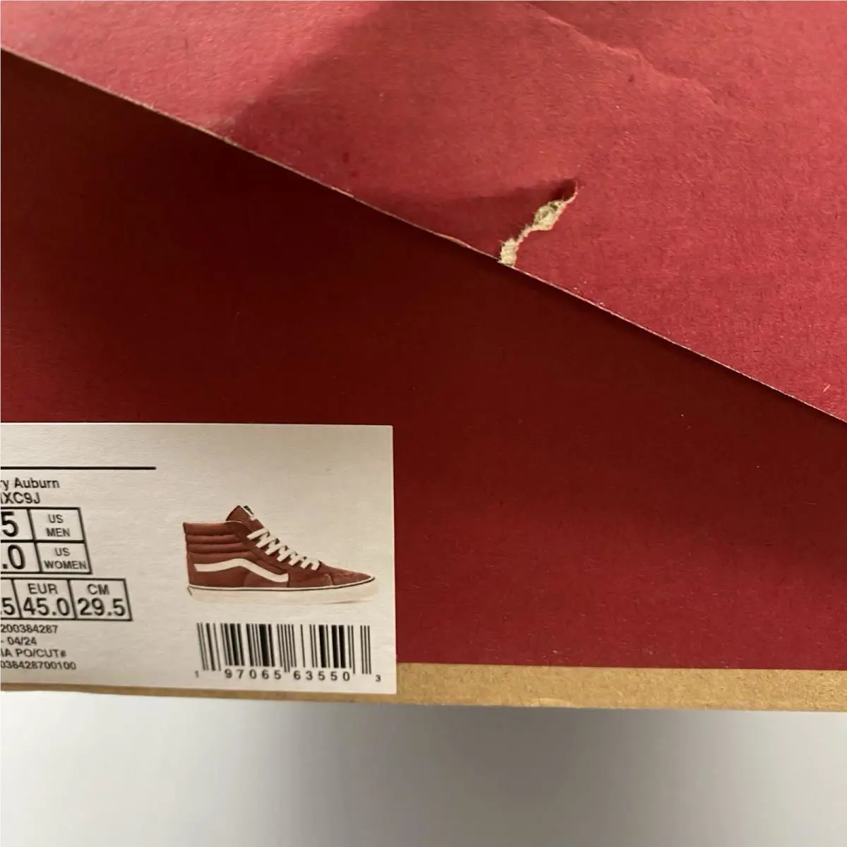 Vans shoes - Vans Theory Auburn Sk8 - Theory Auburn - VN000CMXC9J - Theory Auburn 10