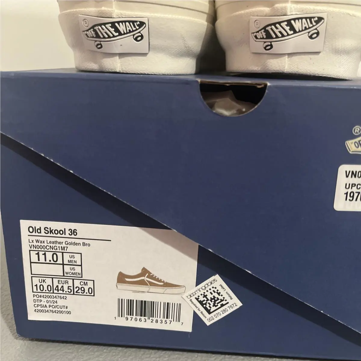 Vans shoes - Vans Premium Old Skool 36 - gOLDEN bROWN (UPC: 197063283720) 5