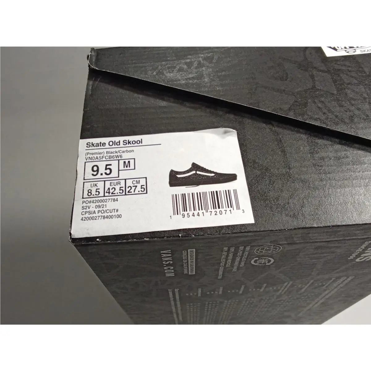 Vans shoes - VANS Skate - Skate - Black 9