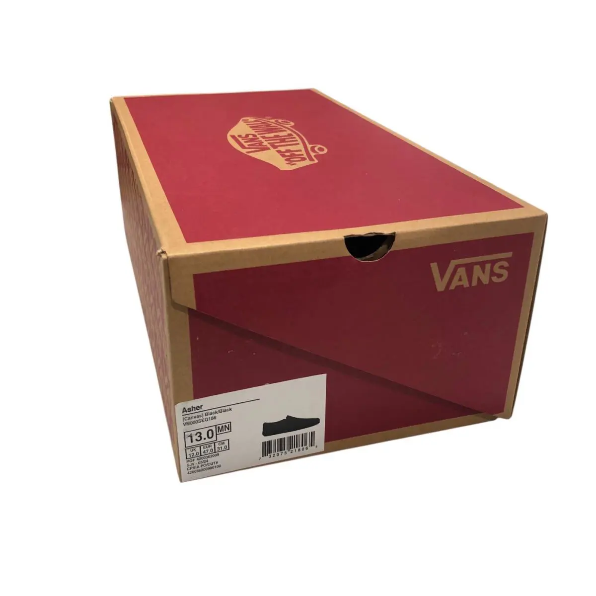 Vans shoes - Asher - Asher - VN000SEQ186 - Black (UPC: 0732075218065) 7