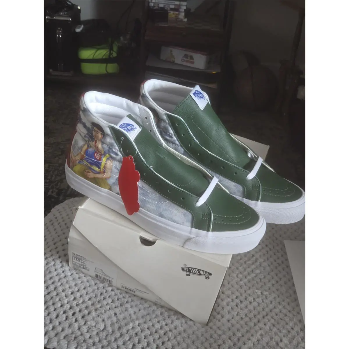 Vans shoes  - green/Wht/ red, Manufacturer: True White/Multi-Color 3