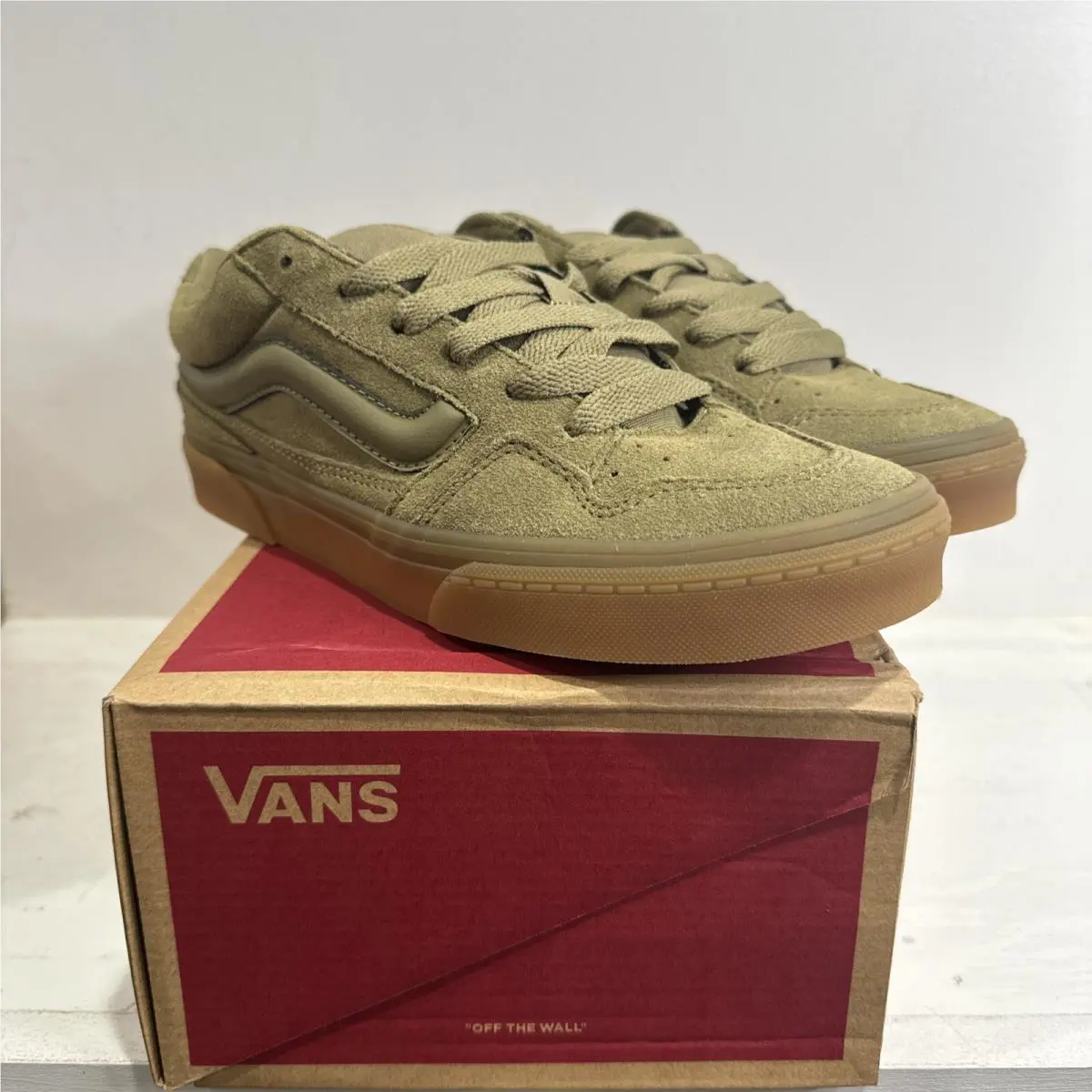 Vans shoes - Vans Caldrone - Caldrone - Translucent Gum Gothic Olive 0