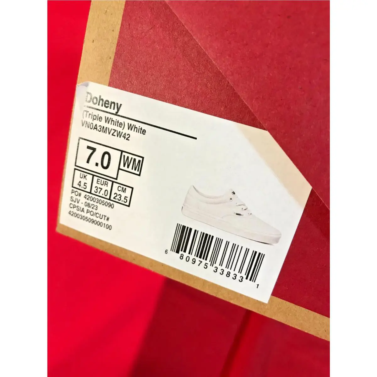 Vans shoes - VANS Doheny - Doheny - VN0A4U210RG1 - White (UPC: 680975338331) 5