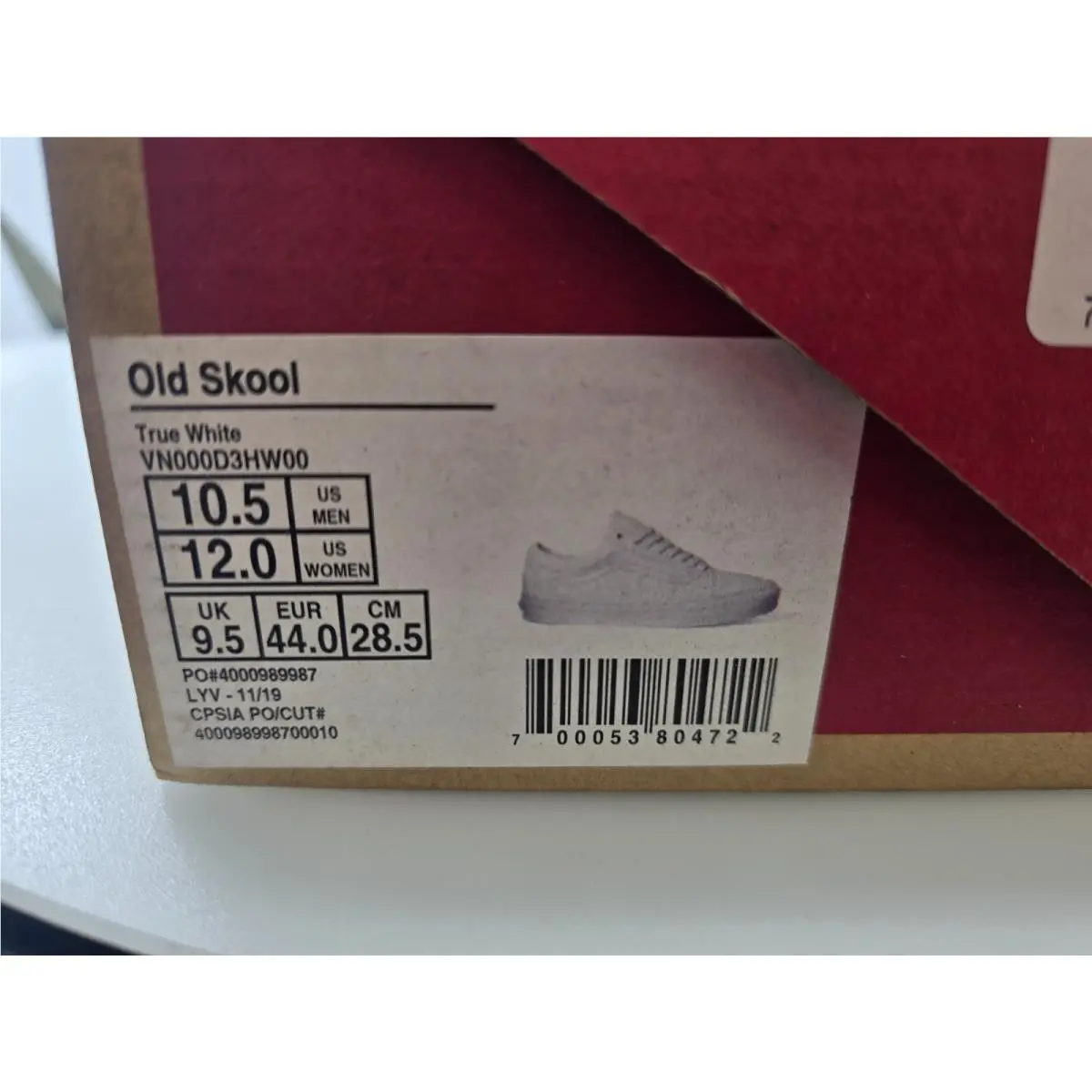 Vans shoes - VANS OLD SKOOL - OLD SKOOL - White 0
