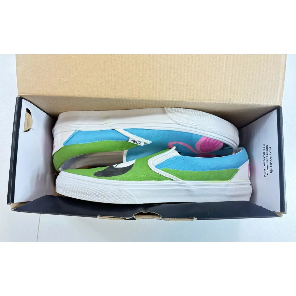 Vans shoes - VANS Classic - Classic - Pink, Blue, Green, White 11